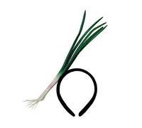 Didiseaon 1pc Scallion Headband for Women Unique Facial Mask Hair Hoop Fun Makeup Washing Face Accessory Creative Design Practical Comfortable Hairband