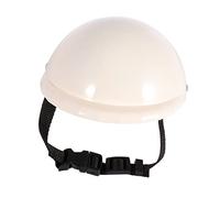 Didiseaon 1pc White Pet Safety Hat for Dogs Soft Padded Helmet for Sun and Rain Protection Durable Pet Supplies for Happy Outdoor Adventures