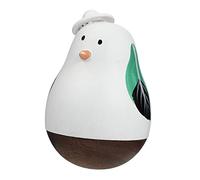 Didiseaon 1Pc Wooden Bird Tumbler Sculpture Home Decor Ornament Adorable Solid Wood Animal Figure Unique Weddings Birthdays and Housewarmings Decorative Tumbler Adornment