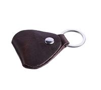 Didiseaon 1set Guitar Pick Keychain Leather Case Valentine's Day for Musicians Comfortable Plectrum Accessory for Guitar Players