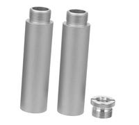 Didiseaon 1Set Microphone Stand Extension Tubes with Adapter Compatible with Various Mic Stands Durable for Live Streaming Recording and Singing