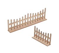 Didiseaon 1Set Miniature Dollhouse Fences Vintage Style Micro Landscape Accessories Realistic Simulation Garden Decorations for DIY Projects and Mini Farm Models