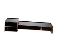 Didiseaon 1set Multifunctional Monitor Riser Storage Computer Stand for Desk Organization Ergonomic Elevating Shelf for Desktop Use Finish for Laptops