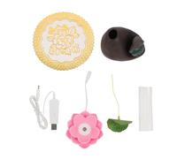Didiseaon 1set Zen Humidifier Lotus Diffuser for Home Office Yoga Bedroom Air Humidifier Creative Four No Monks Design for Relaxation and Fresh Air