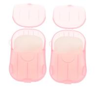 Didiseaon 2 Boxes Portable Scented Travel Soap Paper Sheets Disposable Ultra-thin Soap Slices for Outdoor Hiking Camping Business Trips Skin-friendly and Easy to Rinse