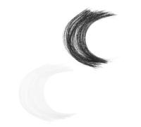 Didiseaon 2 Packs Realistic Cat Whiskers for Needle Felting DIY Craft Soft Fine Faux Animal Whiskers in White and Black Doll Making Supplies for Plush Animals Enhancing Detail and
