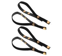 Didiseaon 2 Pairs Adjustable Snap Button Shoe Straps for Heels Drop Heel Accessories Convenient Design for Women and Seniors Versatile Fit for All Foot Shapes
