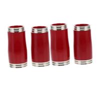 Didiseaon 2 Pairs Clarinet Pitch Clarinet Barrel Tube B Flat Clarinet Plastic Clarinet Tuner Cork Grease for Clarinet High Pitch Clarinet Tube Abs Component Adjustable