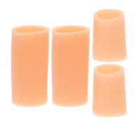 Didiseaon 2 Pairs Silicone Finger Sleeves Thumb Protectors Reusable Gel Finger Tip Covers for Writing and Crafting Versatile Design and Breathable Material