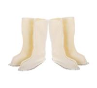 Didiseaon 2 Pairs Warm Breathable Thick Boot Insoles for Men and Women Robust Insulating Lining for Wellington Boots Versatile Durable Inner Lining for Rain