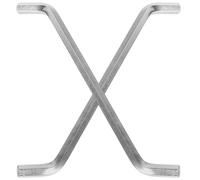 Didiseaon 2 Pcs Kitchen Trash Disposal Wrench Stainless Steel Easy to Operate Silver Sink Garbage Disposal Wrench for Home Prevent Kitchen Sink from Clogging