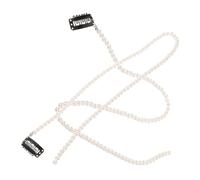 Didiseaon 2 pcs Pearl Hair Chain Braids Hair Accessories for Women Delicate Design Adds Charm and Grace for Parties and Daily Wear