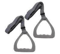 Didiseaon 2 Pcs Premium Gymnastic Rings with Adjustable Thick Straps Fitness Hanging Rings for Strength Training Pull-ups Dips Rows Outdoor and Home Exercise Gray