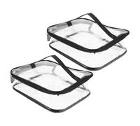 Didiseaon 2 Pcs PVC Lunch Bags with Handle, Large Capacity Tote for Snacks and Beverages, Versatile Storage Solution for Picnics and Travel