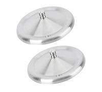 Didiseaon 2 Pcs Stainless Steel Cup Covers Leak Dust Mug Lids for Heat Preservation Easy to Install for Daily Use and Travel
