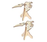 Didiseaon 2 Sets DIY Wooden Balance Birds Physics Science Kit for Gravity Experiment Educational Puzzle Hand Stem Teaching Aid for Junior Students