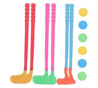 Didiseaon 2 Sets Golf Playthings Lightweight Plastic Clubs and Balls Set for Outdoor Indoor Fun Educational for Preschool Nursery Random Color