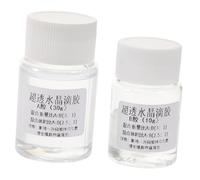 Didiseaon 2 Sets High Hardness Epoxy Resin Glue Crystal Clear Ab Two-part Adhesive for Jewelry Casting Anti-yellow Fast Curing Per