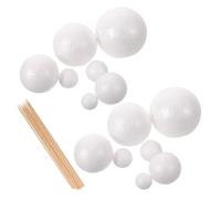 Didiseaon 2 Sets Planetary Model Craft Kit with 7 Sized Foam Balls and 5 Bamboo Sticks Each, Safe Materials and Simple Assembly for Classroom and Crafting Projects