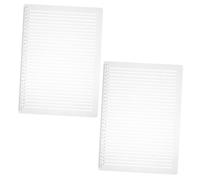 Didiseaon 2 Sets Plastic Ruler Stencils with Spacing Parallel Line Drawing Tool for Calligraphy Lettering and Drafting Lightweight Templates for Journaling DIY Projects and Precise Scale