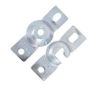 Didiseaon 2 Sets Roller Blind Mount Brackets Adjustable Curtain Fixing Parts for Office Curtain Installation Compact Corrosion Resistant Retrofit Kit for Window Shades and Drapes