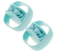 Didiseaon 2 Sets Silicone for Noise Reduction with Comfortable Ergonomic Design Reusable Ear Defenders for Sleeping Studying Flying and Snoring Includes Storage Case Blue