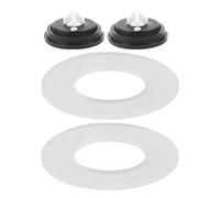 Didiseaon 2 Sets Toilet Float Valve Washer Replacement Side Entry Fill Valve Seal for Old Toilet Tanks Diaphragm Base Sealing Washers Prevent Leaks Essential Maintenance