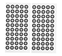 Didiseaon 2 Sheets Scanner Marker Dots Reflective Film Points High Reflectivity Tear-resistant Inner Outer Each for Accurate Scanning Calibration in Engineering Architecture and Design