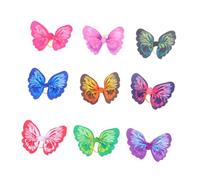 Didiseaon 20 Pcs Pet Hair Tie with Elastic Rope Butterfly Pattern Hair Holder for Dogs and Puppies Mixed Color Bands for Everyday Wear and Grooming Accessories