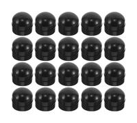 Didiseaon 20 Sets Stainless Steel Bolt Caps Curved Base - Anti-theft Nut Dust Covers for Fitness Equipment and Exercise Machine Accessories - Bolt Protection for Home and Gym Use
