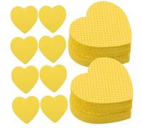 Didiseaon 200pcs Heart-shaped Cotton Wipes Soft Nail Polish Remover Pads for Gel Nails and Eyelash Extension Cleaning Disposable Skin-friendly Tool for Home and Salon Use