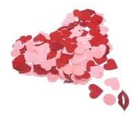 Didiseaon 200Pcs Romantic Heart and Lip Confetti for Weddings Bridal Showers and Party Decorations for Creating Charming Atmosphere at Special Occasions
