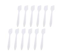 Didiseaon 200pcs Skincare Spatulas Reusable Beauty Spoon for Creams Masks Lotions and Diy Mixing Curved Design for Easy Application and Waste Reduction