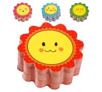 Didiseaon 200pcs Sunflower-shaped Classroom Reward Cards for 4 Colors Orange Pink Blue Green Behavior Incentive Cards for Primary School Students for Homeschool and Classroom Use