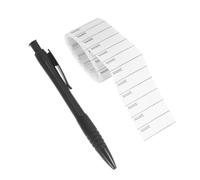 Didiseaon 200pcs White Writable Iron-on Cloth Name Labels for Clothes and Shoes, Washable Clothing Tags for School and Care Home Use, Sturdy Fabric Labels for Easy DIY Personalisation