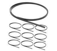 Didiseaon 20pcs Abs Black Guitar Binding Strips 1650x6x1.5mm Decorative Edging Purfling for Acoustic Classical Guitar Accessories