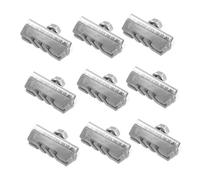 Didiseaon 20pcs Bike Disc Brake Pads with Organic for Road Mountain Bikes Compatible Replacement Brake Pads with Tension Bolt for Easy Installation and Extended Maintenance
