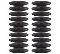 Didiseaon 20pcs Black Car Rear View Camera Rain Cover Waterproof Backup Camera Shield for Car Reverse Protection Anti-rain Deflector for Parking and Driving Safety