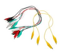 Didiseaon 20pcs Crocodile Clip Test Leads with Copper and PVC Material, 20 Inch Heavy Duty Alligator Clips for Electrical Testing and Experiments, Safe and Practical Jumper Wires in Assorted