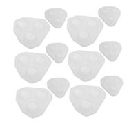 Didiseaon 20PCS Diamond Shaped Silicone Craft Molds for Resin and Epoxy DIY Jewelry Pendants and Decorative Beads Hardwearing Reusable Miniature Molds for Creative Handmade Projects