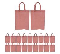 Didiseaon 20pcs Foldable Non-woven Tote Bags Bulk Reusable Grocery Shopping Bags with Portable Design for Birthday Party Favors and Family Events