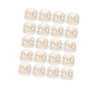 Didiseaon 20Pcs Golden Brass Silicone Earring Safety Backs Replacement for Hook Earrings Comfortable Flexible Ear Stoppers Compatible with Standard Posts