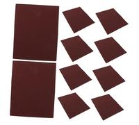 Didiseaon 20pcs Gravel Paper For Birdcage Liner Papers Cuttable Liner Sea Sand Sheet Pet Animal Cages Cushion For Hard-billed Birds Parrot Brown