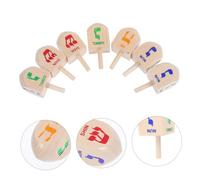 Didiseaon 20pcs Hanukkah Dreidels Wooden Spinning Tops Hand Polished for Cultural Celebrations Educational Holiday Games Family Festive Traditions and Gifts