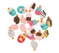 Didiseaon 20Pcs Ice Cream Charms DIY Accessories for Crafts and Jewelry Random Styles Fun and Vivid Decoration for Projects Durable and Lightweight for Handmade Creations