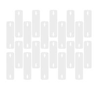 Didiseaon 20pcs Invisible Tie Collar Stay Inserts for Men, Plastic Tie Clip Alternative Preventing Shirt Collar Wrinkles and Maintaining Crisp Look, for Business Attire and Daily Commutes