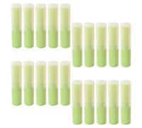 Didiseaon 20pcs Lip Balm Tube Empty Lip Balm Containers 4g/0.14oz Green Plastic Refillable Compact for DIY Cosmetic Making Travel