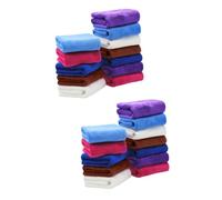 Didiseaon 20pcs Microfiber Dish Towel Kitchen Cleaning Wipes Drying Towels Kitchen Cloth Dish Washing Cleaning Random Color