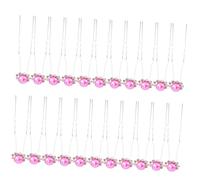 Didiseaon 20pcs Pearl Hairpin Women's u Shaped Hair Clasp Stylish Wedding Hair Accessory for Daily Use
