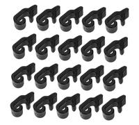 Didiseaon 20pcs Plastic Cage Clips for Pet Cages Detachable Lock Snap Fence Connector Clamp for Small Pets Cat Latch Replacement Accessories